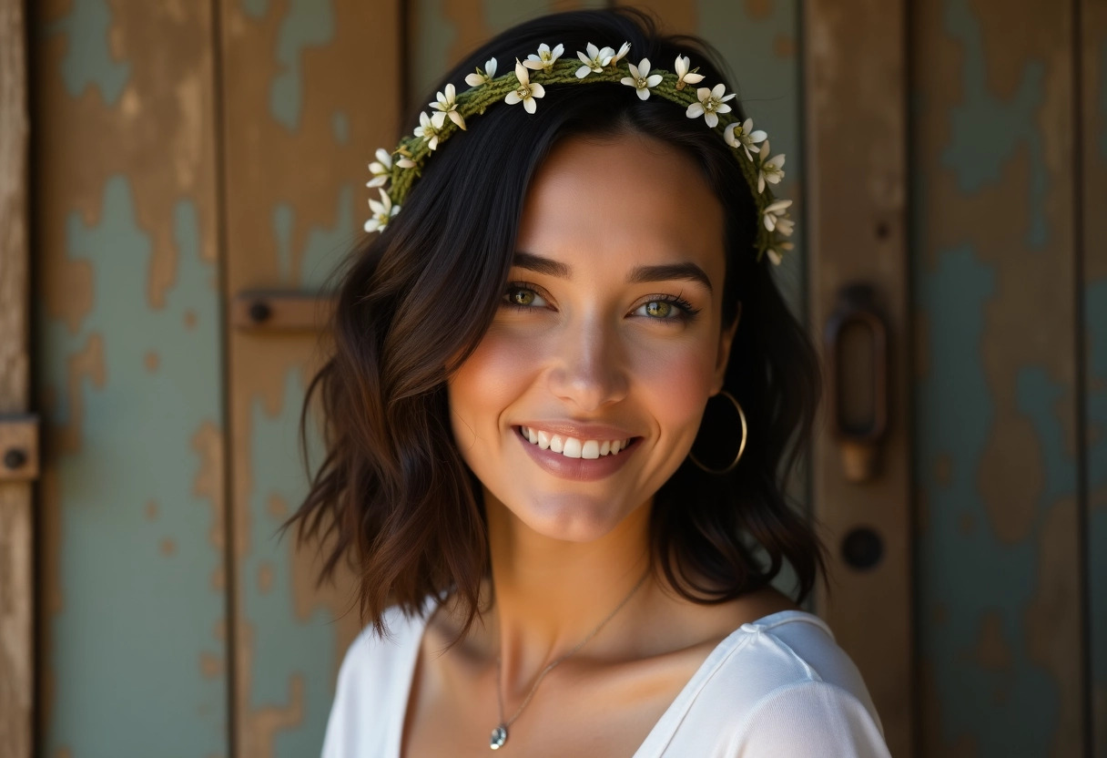 coiffure mariage bohème